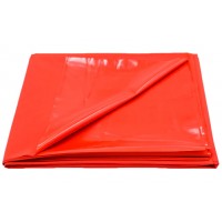 Красная виниловая простынь 200 х 216 см