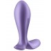 Анальная смарт-втулка с вибрацией и стимулятором промежности Satisfyer Intensity Plug Violet Анальная смарт-втулка с вибрацией и стимулятором промежности Satisfyer Intensity Plug Violet