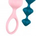 Набор анальных цепочек Satisfyer Love Beads розовый и синий