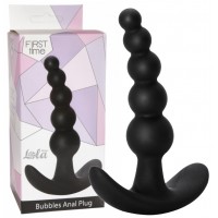 Анальная ёлочка Bubbles Anal Plug Black
