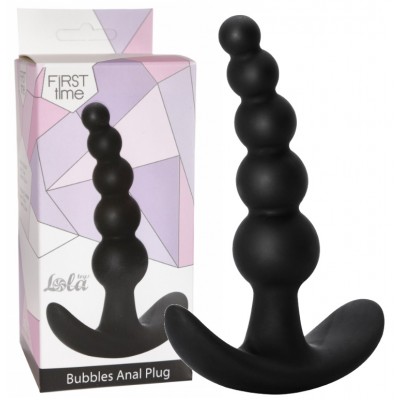 Анальная ёлочка Bubbles Anal Plug Black Анальная ёлочка Bubbles Anal Plug Black