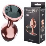 Анальная пробка Diamond Jet Shine S розовое золото