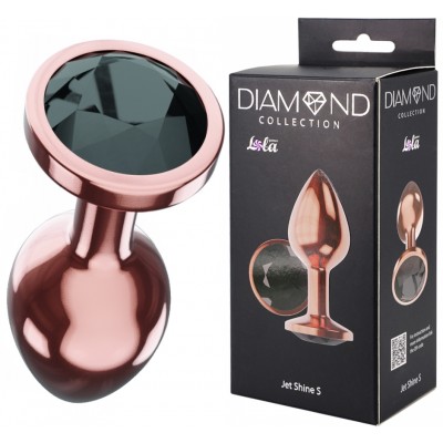 Анальная пробка Diamond Jet Shine S розовое золото