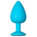 Анальная пробка Emotions Cutie Large Turquoise Light Purple Crystal 
