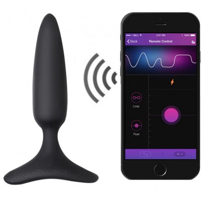 Анальная смарт-пробка Lovense Hush 2 XS диаметр 2,5 см