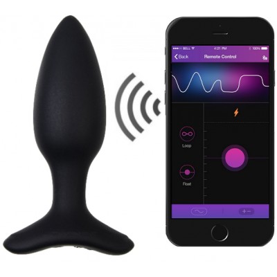 Анальная смарт-пробка Lovense Hush 2 S диаметр 3,8 см