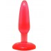 Пробка анальная с присоской красная
