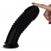 Черный фаллоимитатор King-Sized Anal Bumper 20 см