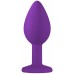 Анальная пробка Emotions Cutie Small Purple Clear Crystal