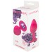 Анальная пробка Emotions Cutie Medium Pink Dark Purple Crystal