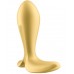 Анальная смарт-втулка с вибрацией и стимулятором промежности Satisfyer Intensity Plug Yellow Анальная смарт-втулка с вибрацией и стимулятором промежности Satisfyer Intensity Plug Yellow