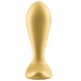 Анальная смарт-втулка с вибрацией и стимулятором промежности Satisfyer Intensity Plug Yellow Анальная смарт-втулка с вибрацией и стимулятором промежности Satisfyer Intensity Plug Yellow