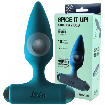 Анальная пробка с перезаряжаемой вибропулей Spice it Up Glory Анальная пробка с перезаряжаемой вибропулей Spice it Up Glory