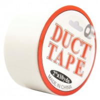 Бондажный скотч Duct Tape белый 15 м