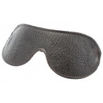 Маска на глаза из натуральной кожи темно-шоколадного цвета