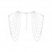 Бикини-цепочка Bijoux Magnifique Chain Shoulders Back Jewelry Silver серебристая