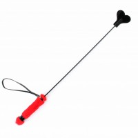 Лаковый стек в виде сердца с красной ручкой 60 см