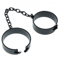 Пластмассовые черные наручники
