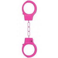 Розовые металлические наручники Ouch Beginners Handcuffs