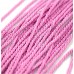 Мягкая розовая плеть с черной рукоятью 48 см