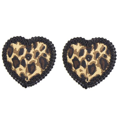 Пэстисы-сердечки с леопардовым принтом Пэстисы-сердечки с леопардовым принтом