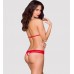 Пикантный открытый красный комплект L/XL
