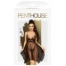 Эротический черный бэби-долл со стрингами Penthouse Naughty Doll S/M