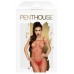 Красный боди-комбинезон с доступом Penthouse Body Search S/L