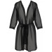 Соблазнительный черный пеньюар Diva L/XL
