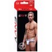 Мужские трусы-брифы на широкой резинке Envy белые S/M
