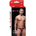 Блестящие мужские трусы-тонги Envy красные L/XL