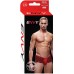 Блестящие мужские трусы-хипсы Envy красные L/XL Блестящие мужские трусы-хипсы Envy красные L/XL