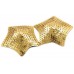 Золотые пэстисы-звезды с пайетками
