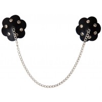 Черные пэстисы-цветочки на цепи