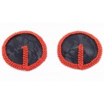 Красно-черные кружевные пэстисы