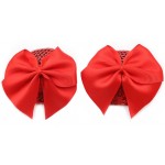 Красные пэстисы с красными бантиками