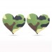 Набор патриотических пэстисов для груди Camo Stars and Heart Nipple Pasties Набор патриотических пэстисов для груди Camo Stars and Heart Nipple Pasties