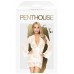 Кружевной белый пеньюар со стрингами и лифом Penthouse Hypnotic Power XL Кружевной белый пеньюар со стрингами и лифом Penthouse Hypnotic Power XL
