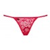Красные трусики-стринги Hetea с аппликацией на попе S/M