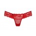 Красные трусики-стринги с юбочкой на попе L/XL