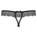 Черные кружевные трусики с доступом L/XL