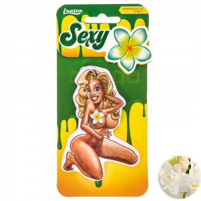 Ароматизатор бумажный Sexy с ароматом цветов Ароматизатор бумажный Sexy с ароматом цветов