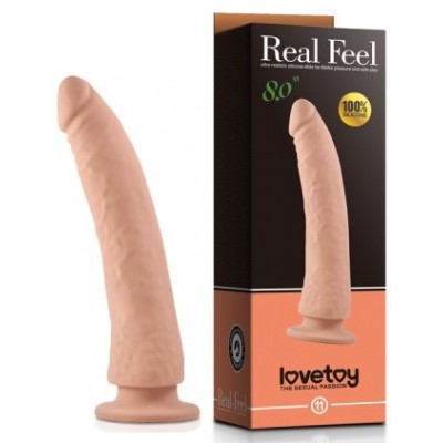 Телесный фаллоимитатор Real Feel 20,3 см