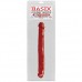 Двухсторонний фаллоимитатор Basix Rubber Works 12 in Double Dong Red