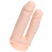Двойной фаллоимитатор с присоской RealStick Silicone Armie H 19 см