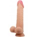 Реалистичный фаллоимитатор с эффектом двойной кожи телесный Pretty Love Sliding Skin Orton 24 см