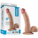 Фаллос реалистичный на присоске The Ultra Soft Dude 20 см
