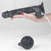 Черный фаллос с имитацией семяизвержения Lovetoy Squirt Extreme 28 см