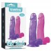 Фаллос на присоске Jelly Studs Crystal Dildo Large фиолетовый 20 см
