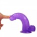 Фаллос на присоске Jelly Studs Crystal Dildo Large фиолетовый 20 см